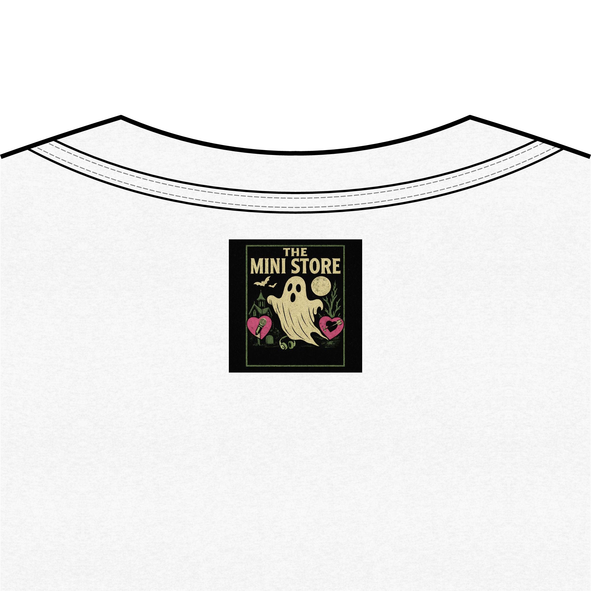 Paranormal Podcast V-Neck Tee — “Let’s Talk Paranormal” Graphic