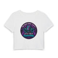 Let’s Talk Paranormal Women's Baby Tee – The Mini Vinny Show Podcast Crop Top