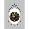 AirTag Keychain — “Let’s Talk Paranormal” Ghost Podcast Cover
