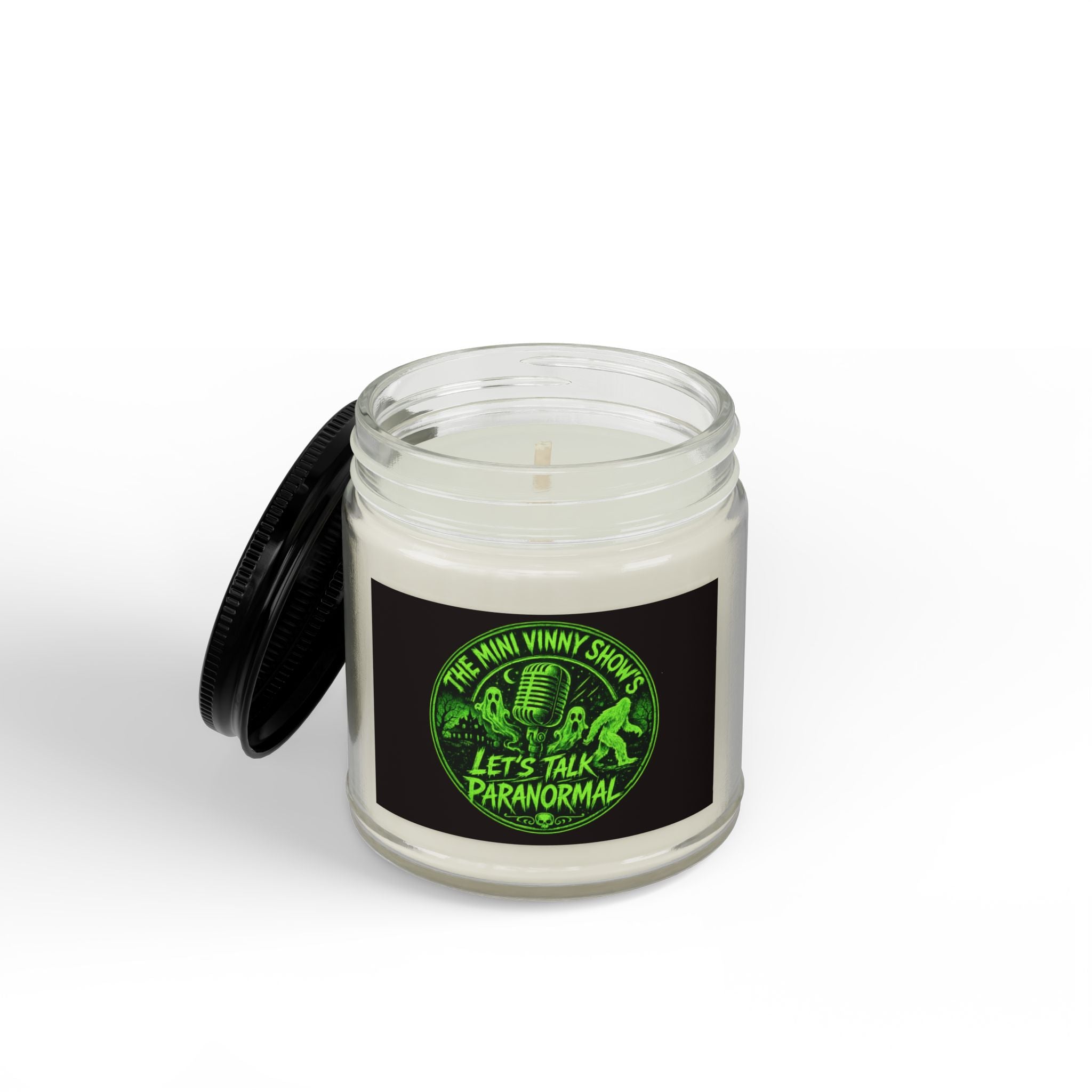 Let's Talk Paranormal Soy Candle — Scented Amber Jar Candle (4oz & 9oz)