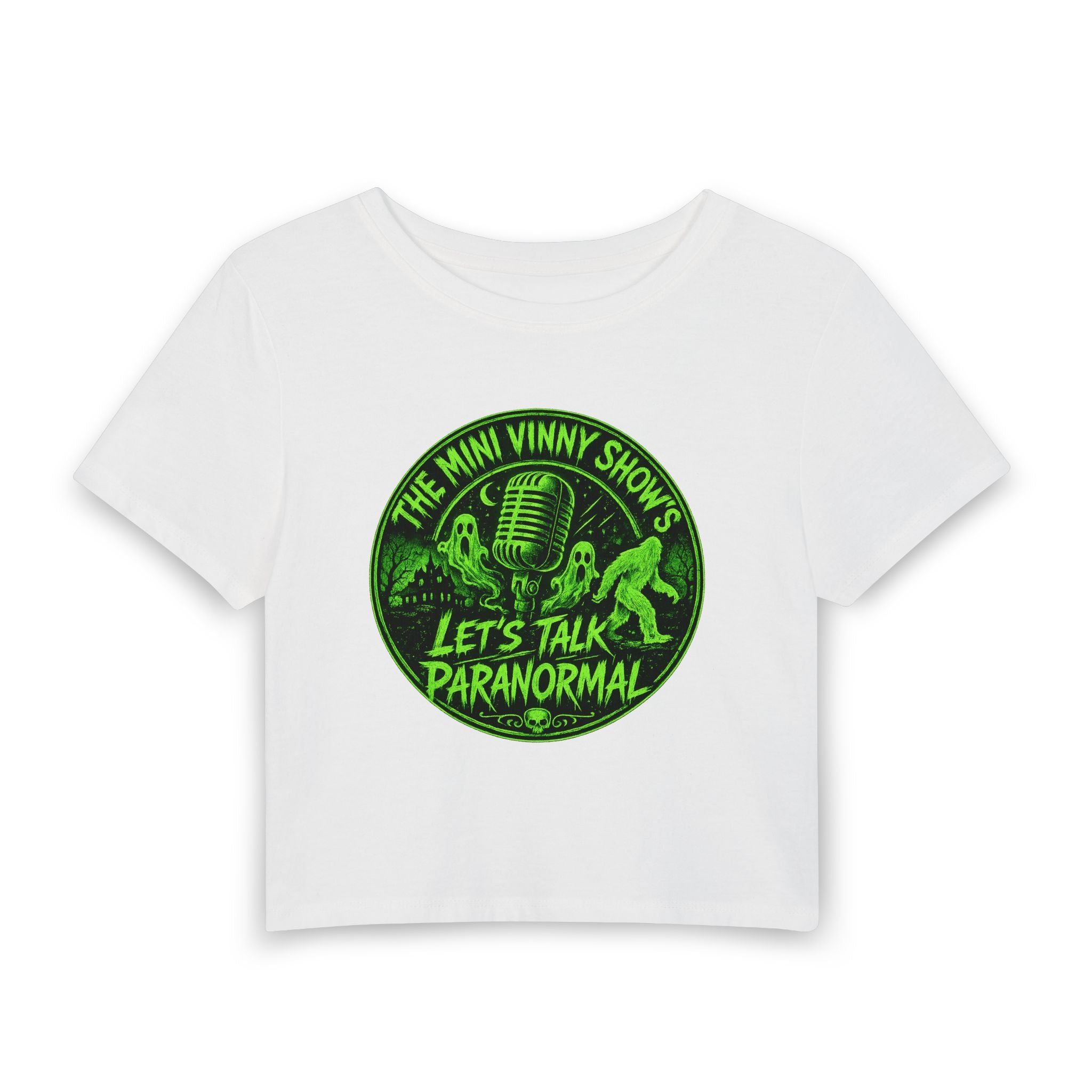 Women’s Baby Tee — Let’s Talk Paranormal Podcast Logo
