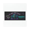 Car Magnet — "The Mini Vinny Show: Let's Talk Paranormal" Retro Microphone Design