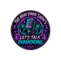Let's Talk Paranormal Sticker — Retro Neon Podcast Microphone Ghost Vinyl
