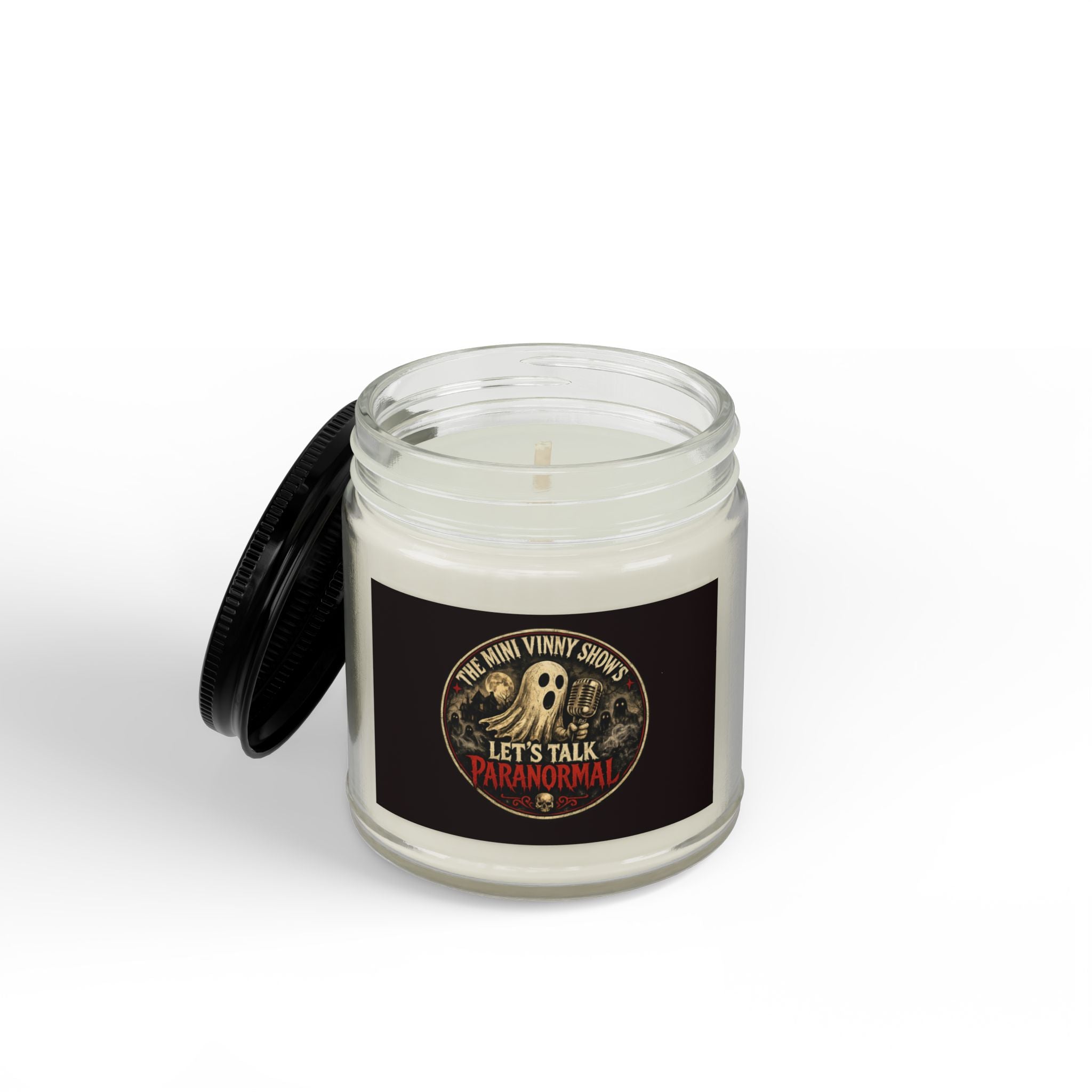 Paranormal Scented Soy Candle — 'Let's Talk Paranormal' Amber Jar (4oz & 9oz)
