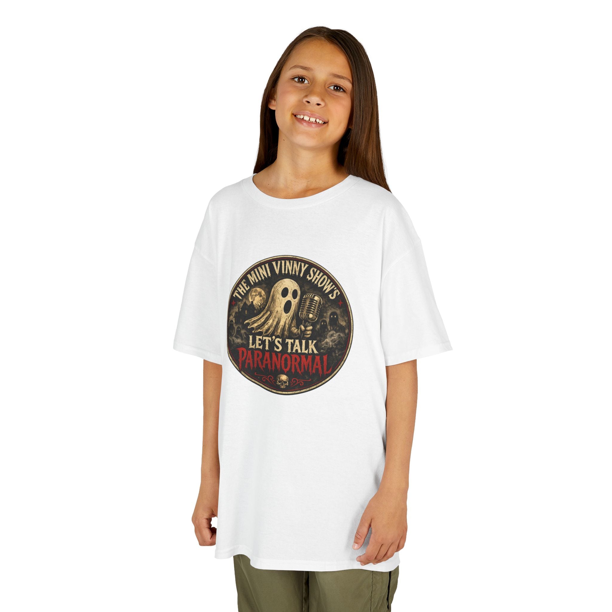 Kids Tee — 'Let's Talk Paranormal' Ghost Podcast Logo Shirt