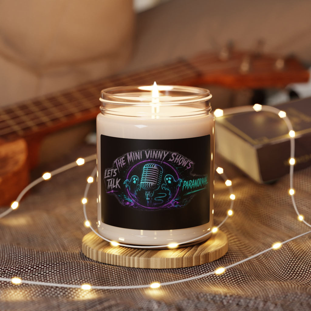 Podcast Logo Soy Candle — "Let's Talk Paranormal" 9oz Scented Jar