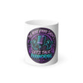 Color-Changing Paranormal Mug — "Let's Talk Paranormal" Podcast Logo, 11oz