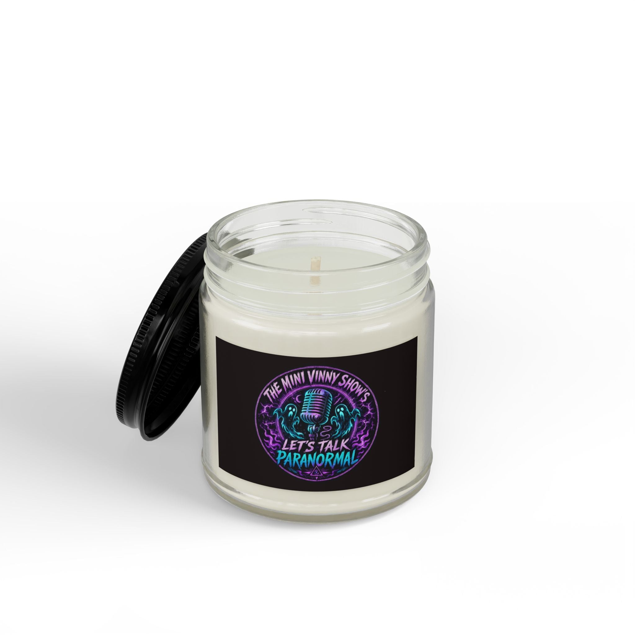 Paranormal Podcast Soy Candle — 'Let's Talk Paranormal' Scented Jar (4oz & 9oz)