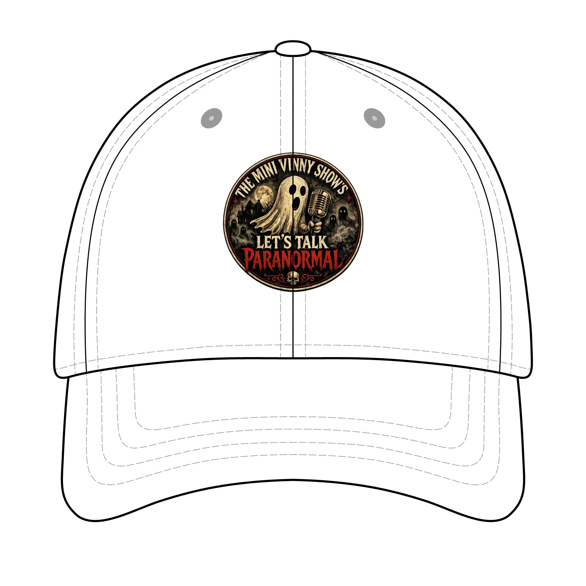 Let’s Talk Paranormal Cap — Ghost Podcast Baseball Hat