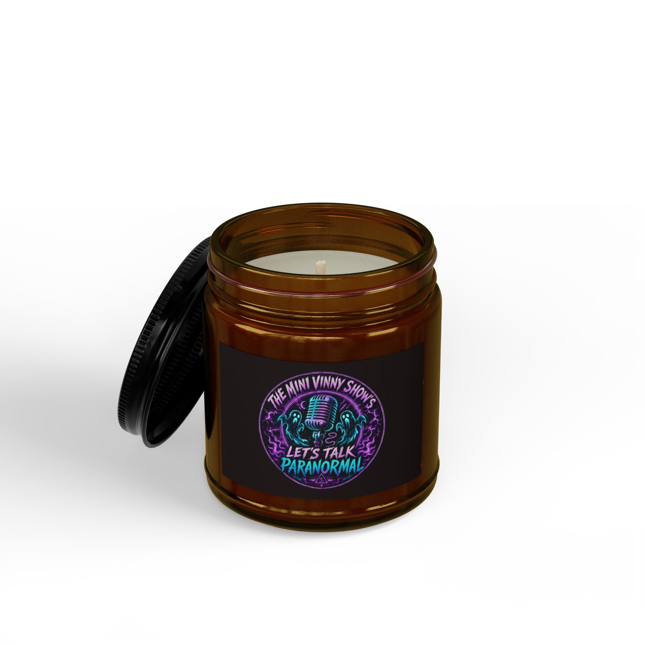 Paranormal Podcast Soy Candle — 'Let's Talk Paranormal' Scented Jar (4oz & 9oz)