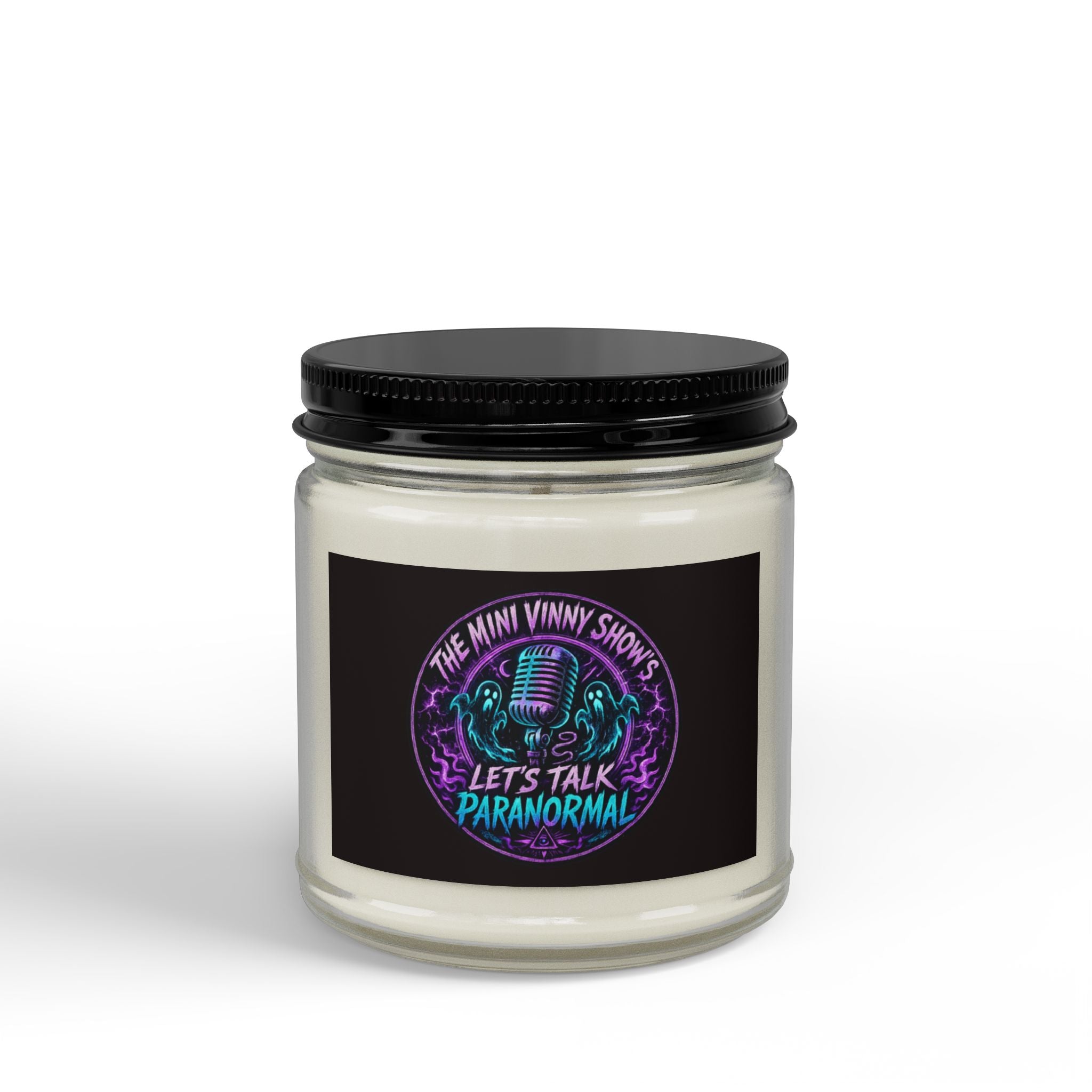 Paranormal Podcast Soy Candle — 'Let's Talk Paranormal' Scented Jar (4oz & 9oz)