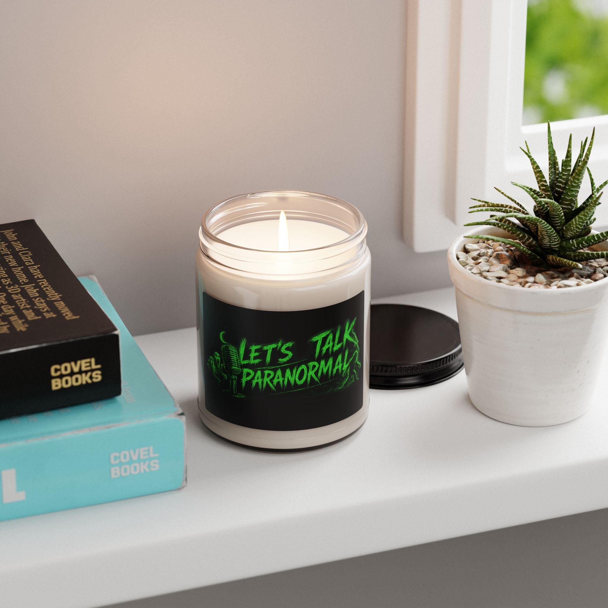 Let's Talk Paranormal Scented Soy Candle — 9oz Spooky Home Fragrance