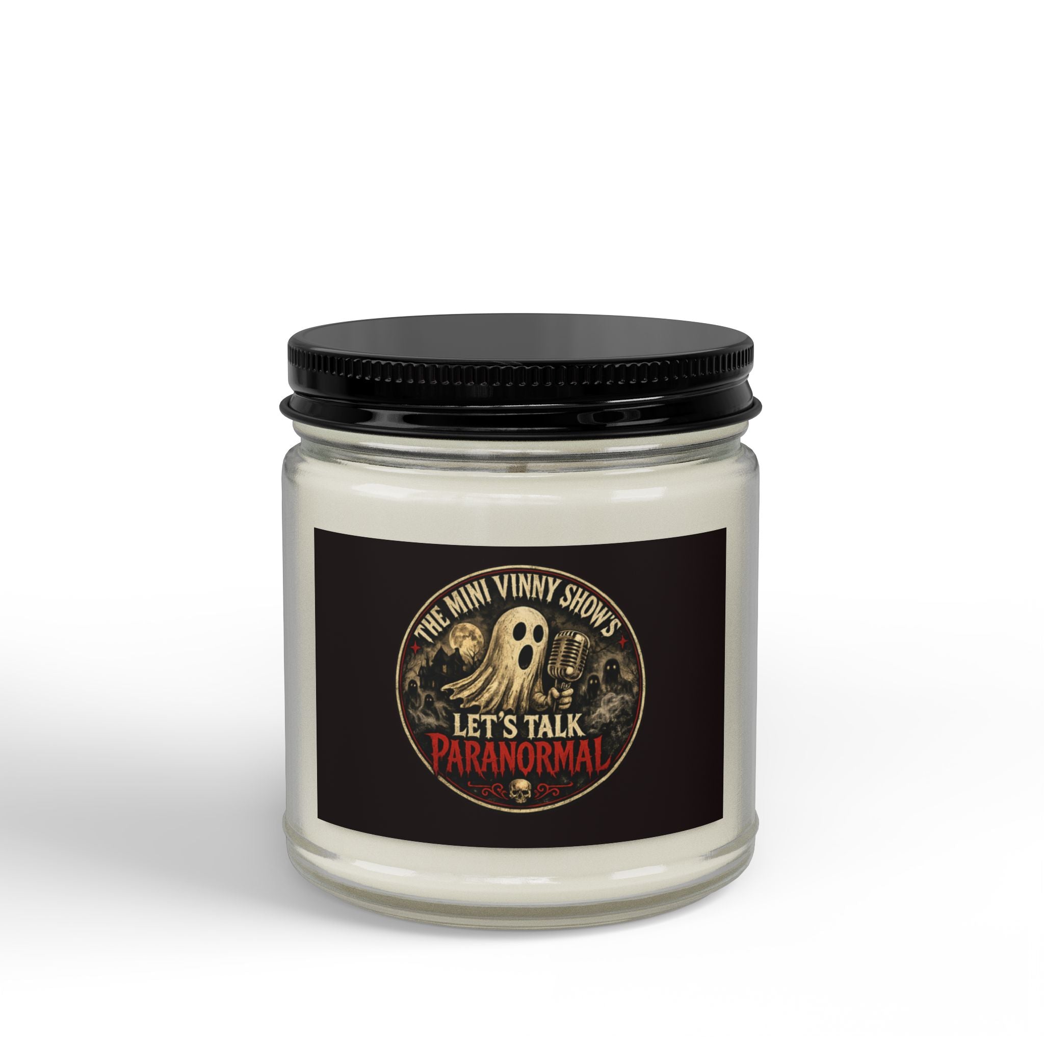 Paranormal Scented Soy Candle — 'Let's Talk Paranormal' Amber Jar (4oz & 9oz)