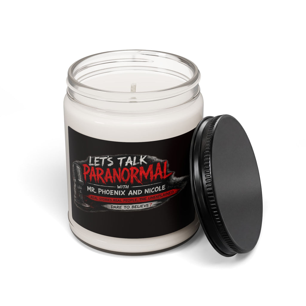 Paranormal Podcast Scented Soy Candle — “Let’s Talk Paranormal” 9oz