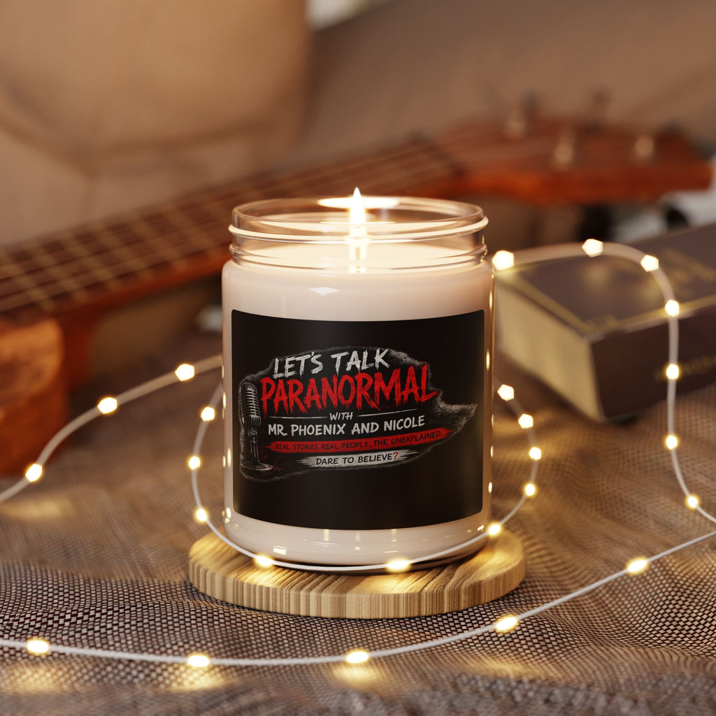 Paranormal Podcast Scented Soy Candle — “Let’s Talk Paranormal” 9oz
