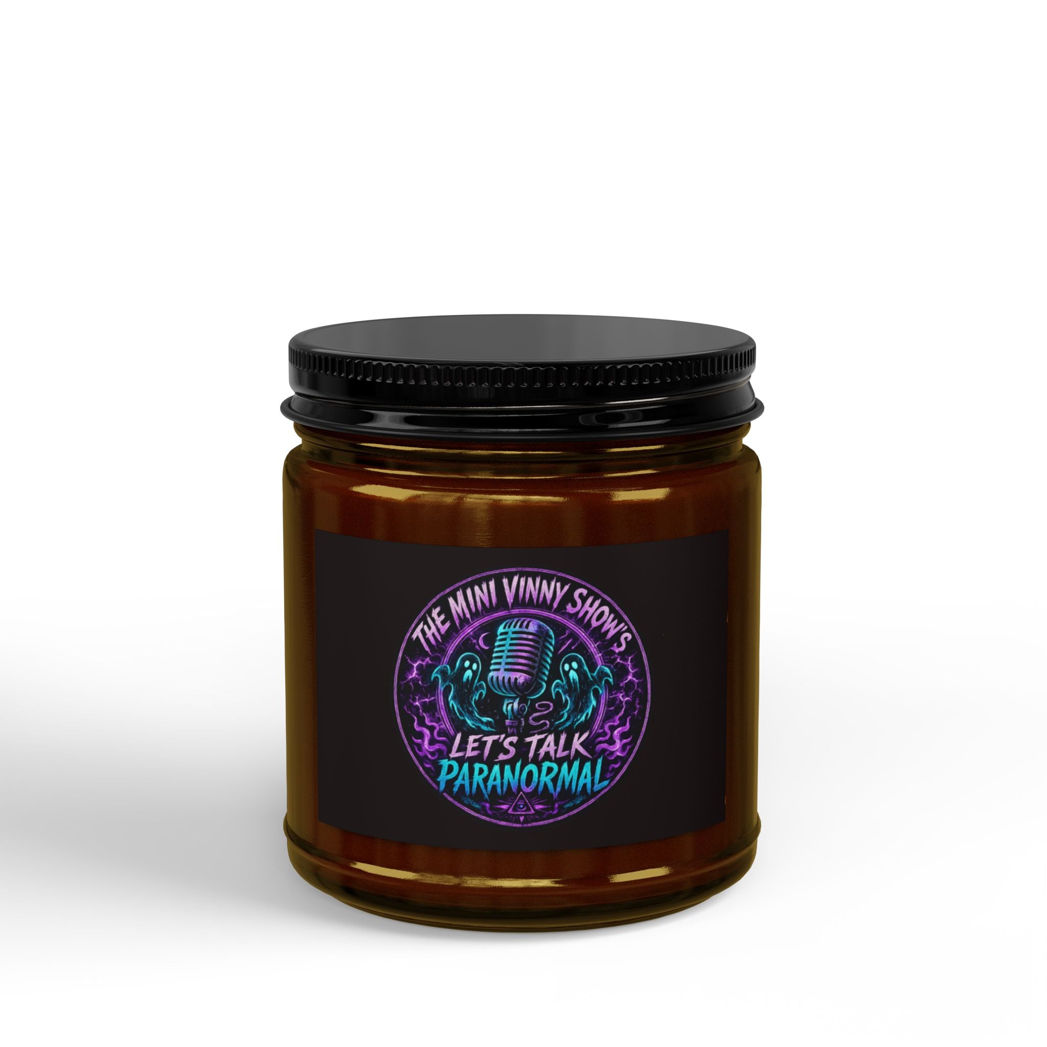 Paranormal Podcast Soy Candle — 'Let's Talk Paranormal' Scented Jar (4oz & 9oz)