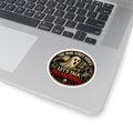 Let's Talk Paranormal Sticker — Retro Ghost Podcast Kiss-Cut Sticker