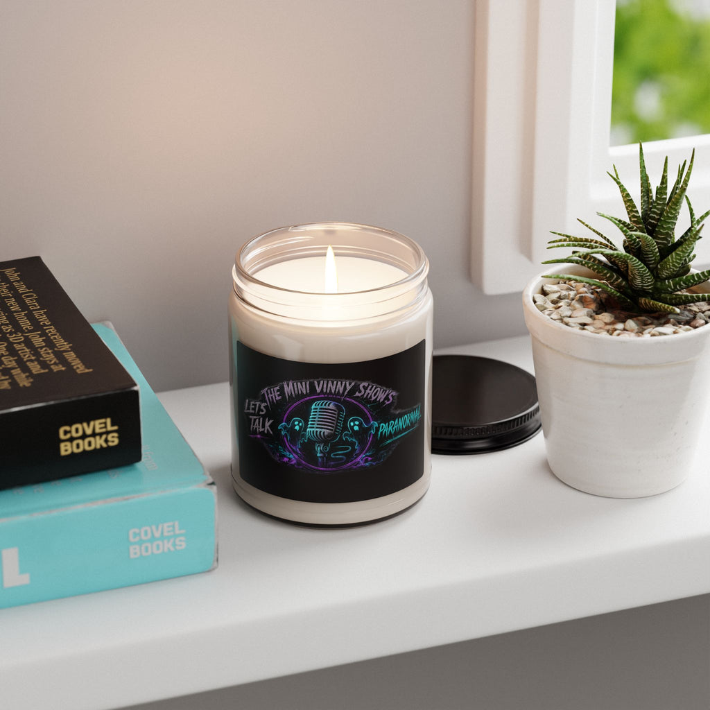 Podcast Logo Soy Candle — "Let's Talk Paranormal" 9oz Scented Jar